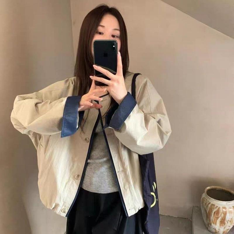 2025秋季新款设计感韩版宽松显瘦百搭休闲外套女设计感夹克上衣|undefined