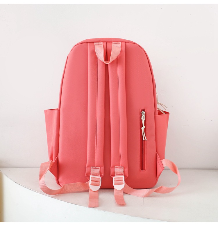 Zaini per bambini, zaino da campus per donne, nuovo stile, zaino alla moda per studenti, quattro pezzi, zaino multitasche di grande capacità_voghion.com