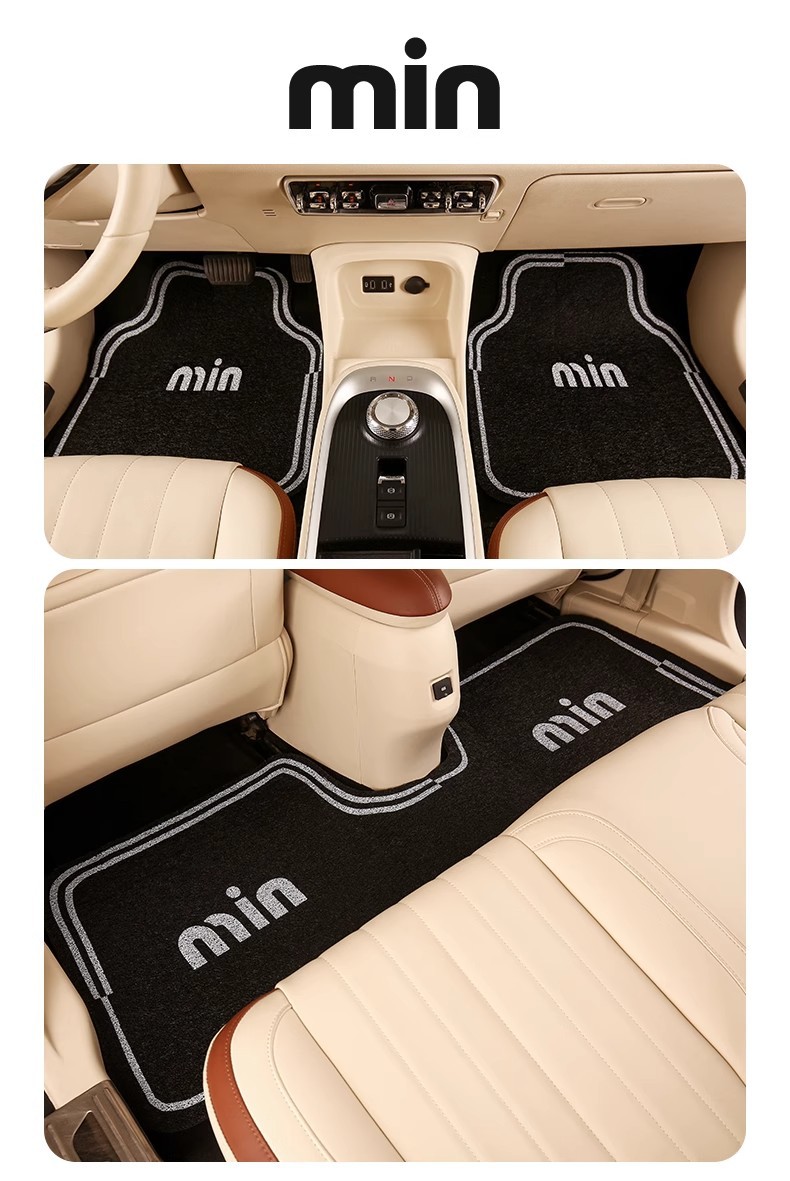 Cute Cartoon Car Floor Mat Silk Loop Single Piece High-End Car Interior Anti-Dirt Carpet Protective Mat Thickened Universal for Girls