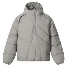 小众拉链设计感痞帅美式机能棉衣男冬季加厚休闲宽松情侣棉服外套