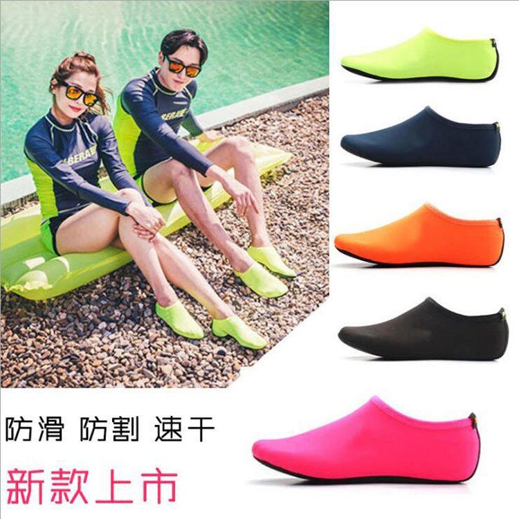 Factory Direct Sales Men's and Women's Swimming Beach Socks Snorkeling Shoe Covers Diving Socks Snorkeling Socks Beach Shoes Non-Slip Water Socks