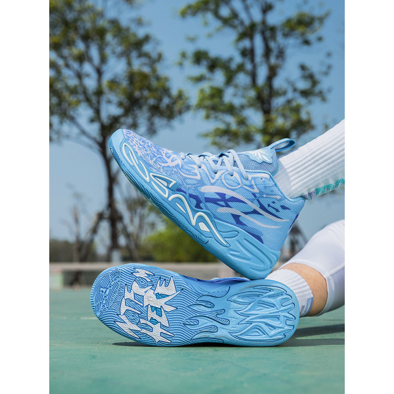 Basketball Fashion Lamelo Fourth Generation Mb4 Couple Practical Basketball Shoes Comfortable Non-Slip Men's and Women's Sports Shoes
