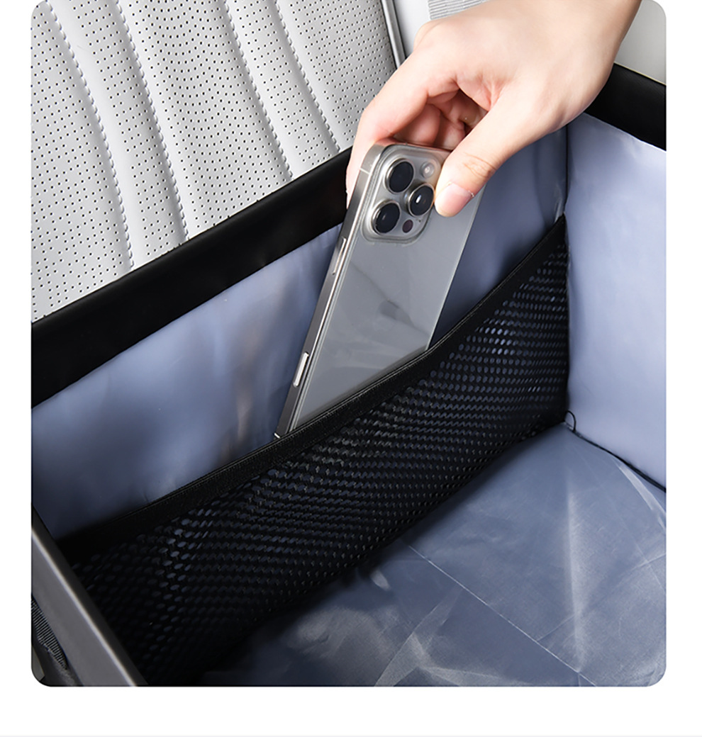 Cross-border car seat organizer, storage box, and lumbar support – a 2-in-1 foldable lumbar pillow and storage box for car use
