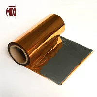 Золотая алюминизированная пленка Двусторонняя золотистая алюминиевая пленка Матовая Золотая алюминизированная пленка Кассовый аппарат Бумажная упаковочная пленка Аварийное одеяло Алюминиевая пленка