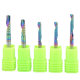 3.175-6mmDLC coated imported single blade milling cutter CNC spiral milling cutter acrylic PVC cutting tool