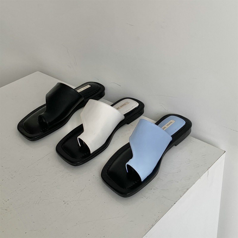 Crowdsourcing-Design, Flip-Flops für Damen mit quadratischer Zehenpartie, neue vielseitige Sommer-Strandschuhe für den Außenbereich im Jahr 2023_voghion.com