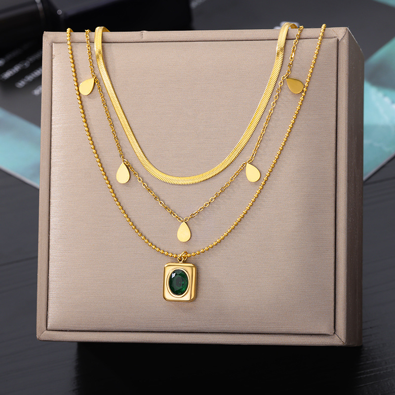 Long Spring Pearl Sweater Chain Necklace