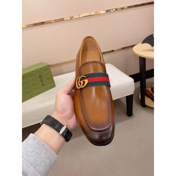 European Station New Business Dress Men's Shoes Genuine Leather Casual All-match Korean Style Slip-on Loafers High-end Leather Shoes for Men