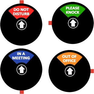 Amazon Explosions Privacy Sign Do Not Disturb Please Knock on the Door Not in the Meeting Office Meeting Sign 5 inches