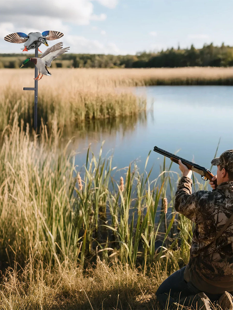 Amazon's new outdoor duck hunting bracket outdoor extension pole for hunting rotating hunting bait 4