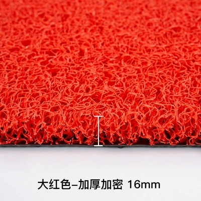 Door Non-Slip Door Mat Carpet – Avtomobil döşəmə paspasları - bright-red-thickened-encryption-16mm-4060cm