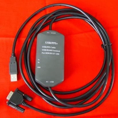 USB/PPI+ programming cable is a conversion cable from USB to PPI interface (RS485)