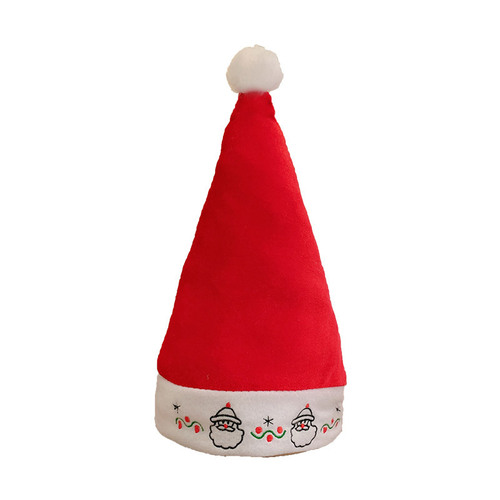 Christmas hat, Santa hat, deer antler hair clip, cute forest-style hair accessory, glowing hair clip, small gift, Christmas decoration