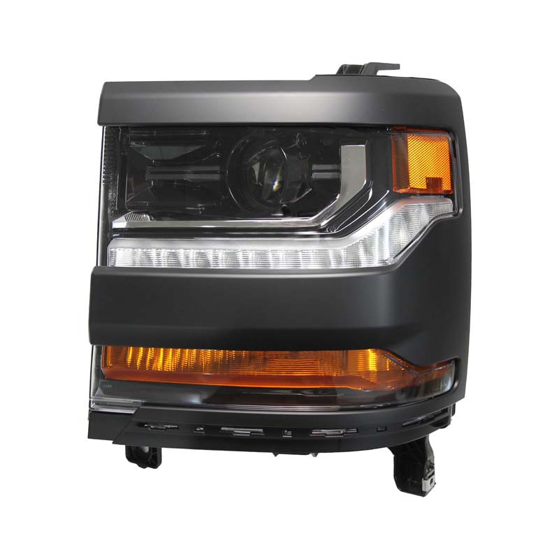 Aplicable a Chevrolet 16 - 18 Silverado faro negro original HID lente dirección halógeno
