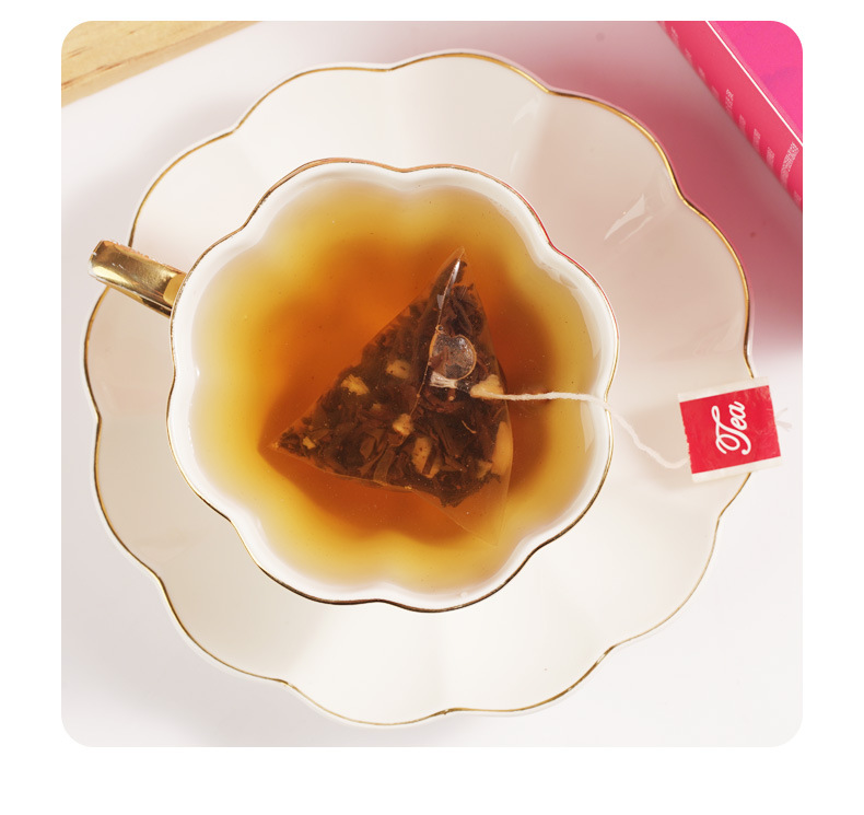 Lychee Black Tea Pyramid Tea Bags 30g Box Cold Brew Fruit Tea Sugar Free preparation