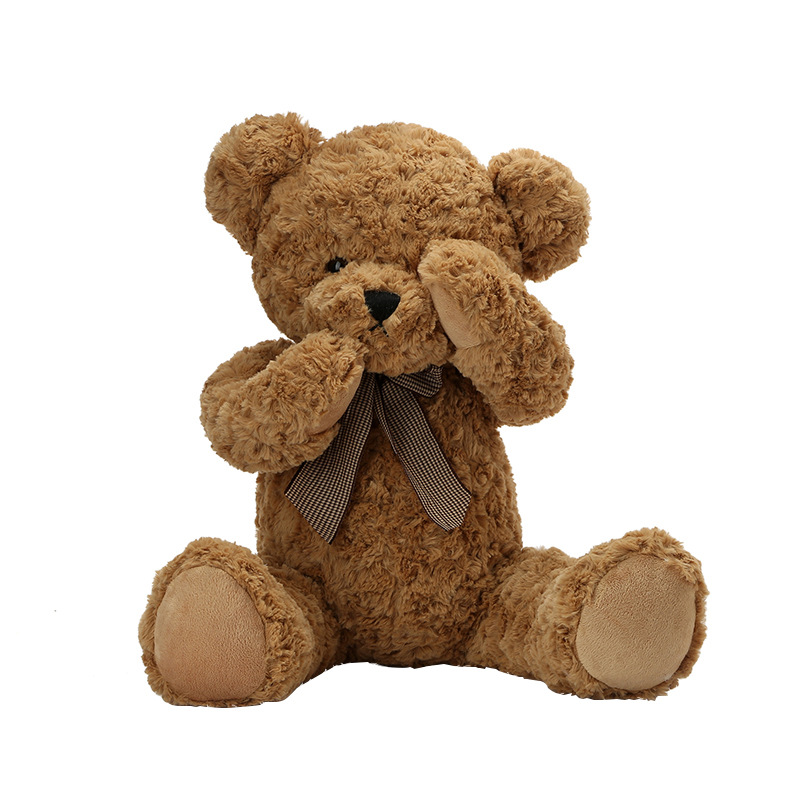 泰迪熊毛绒玩具公仔抱抱熊女生大号领结害羞熊玩偶熊抱枕送女友