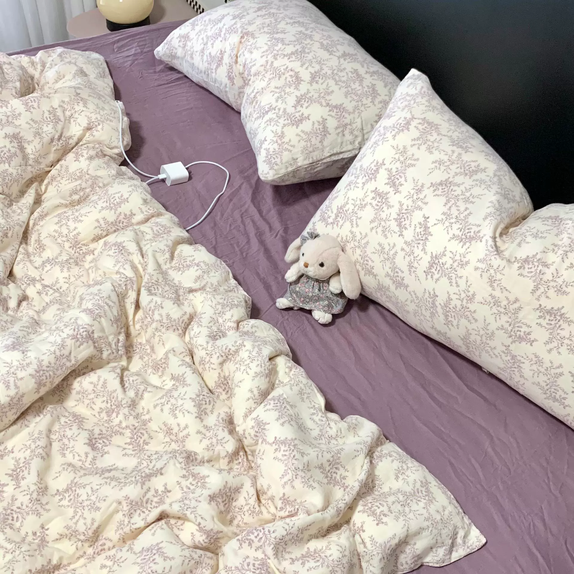 Cotton double-layer gauze fresh duvet cover