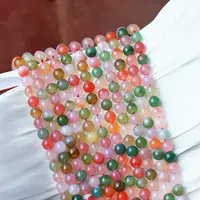 Многоцветный браслет из натурального агата с источником соли для женщин, модный браслет из цветного агата, модный браслет из цветного кристалла для подруги