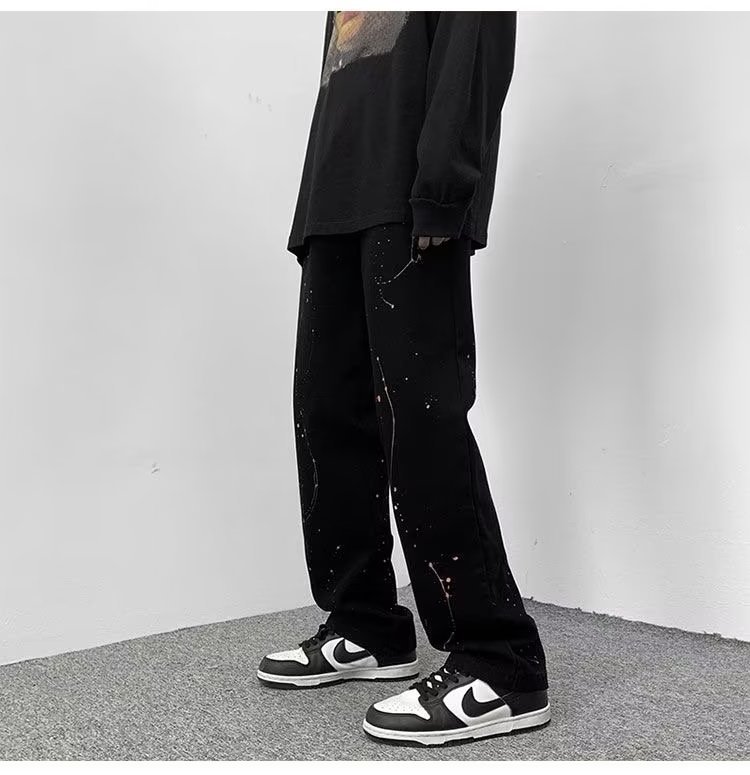 Gesprenkelte Jeans Bild 4