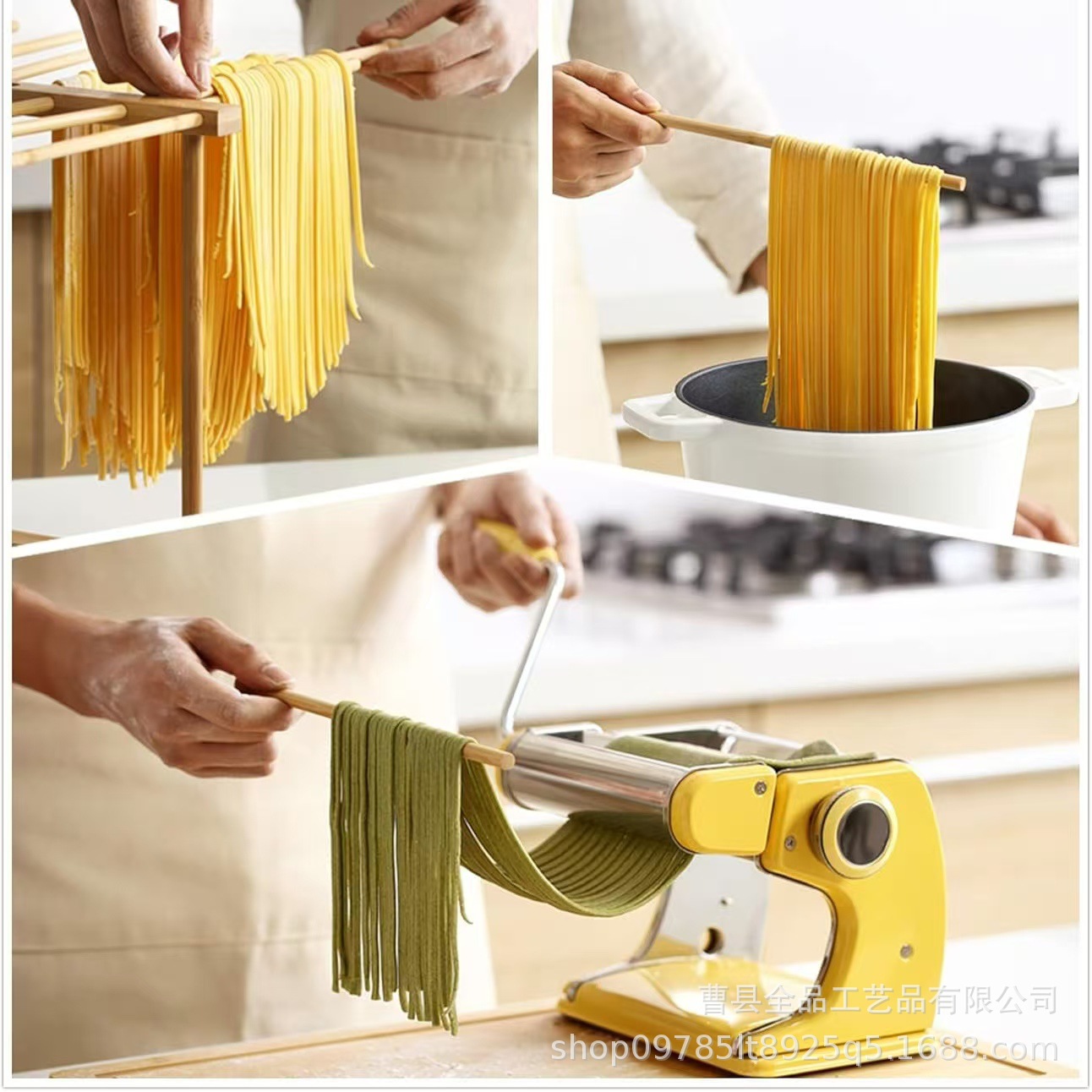 Estante de fideos de madera maciza para el hogar Estante de fideos desmontable Estante de almacenamiento de cocina Estante de fideos de madera Estante de secado de pasta