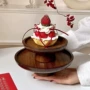 木质客厅家用新年糖果盘