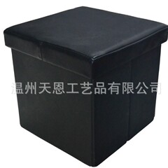 越境で人気の革製収納ベンチ、フットスツール、折りたたみ式ベンチ、収納ベンチ、収納ボックス、収納ケース、ヨーロピアンスタイル