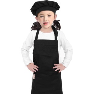 Factory wholesale cross-border Amazon children's neck apron kindergarten art museum painting children's overalls logo