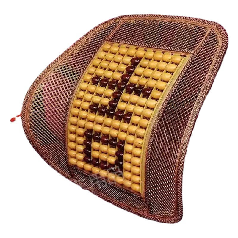 Деревянные бусины Автомобильная подушка для талии летний массаж деревянные бусины Автомобильная подушка для спины летняя дышащая универсальная подушка для талии деревянные бусины подушка