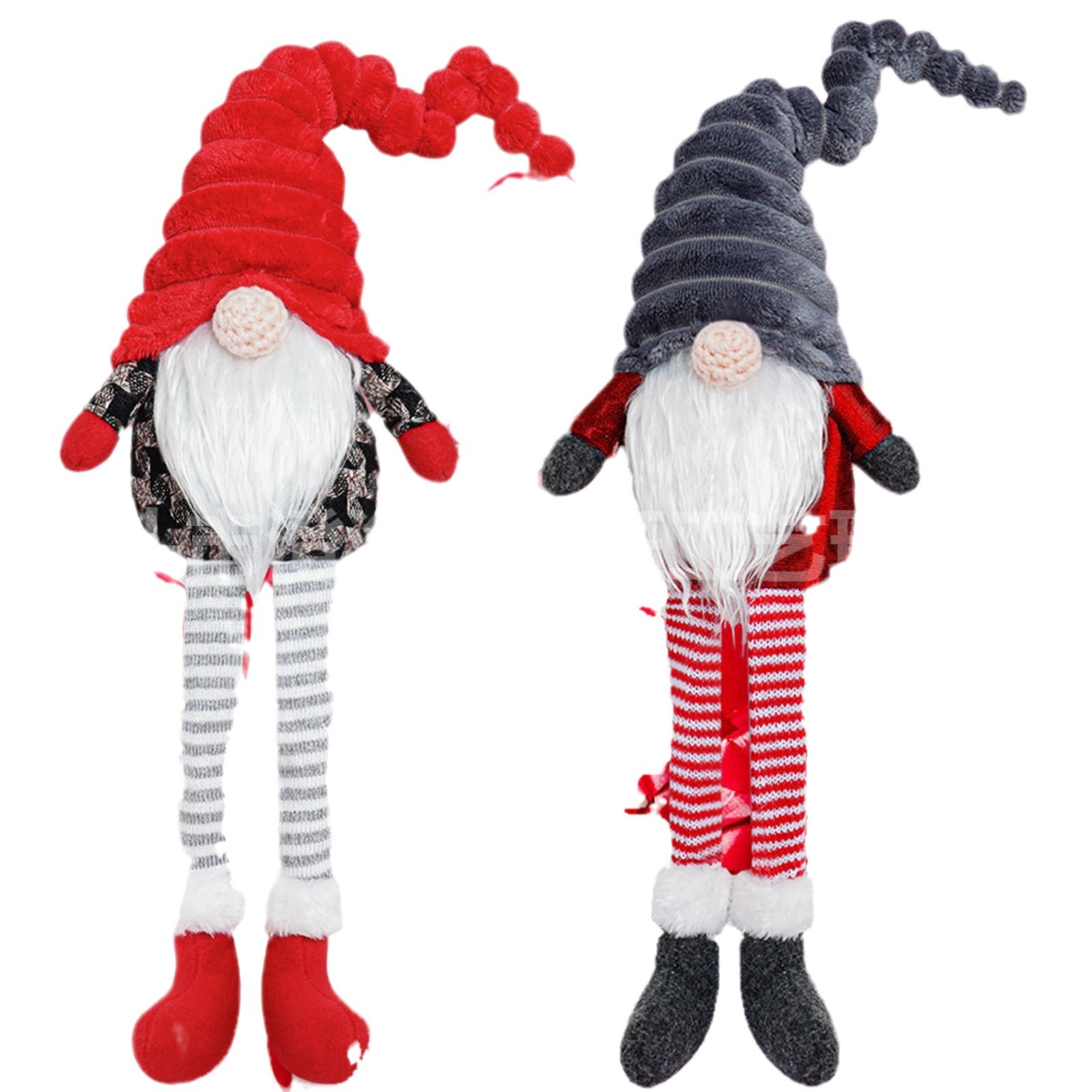 Muñeca sin rostro personalizada del día de San Valentín, cubierta de vino Rudolph luminoso, postura de pie, bolsa de regalo de boda para anciano enano telescópico