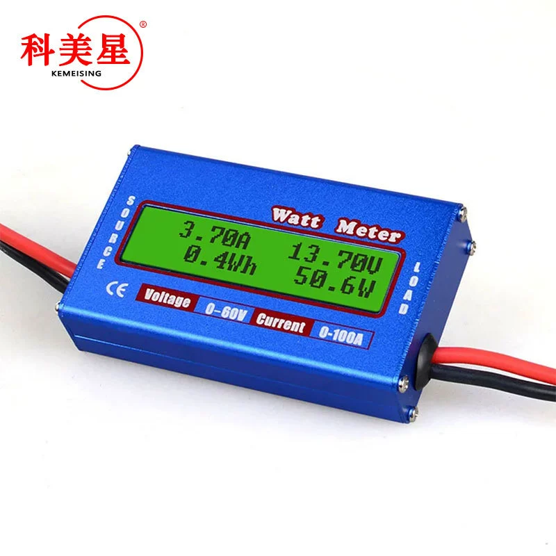 Измеритель мощности 0-100A постоянного тока 50A 0-60V WATT Meter