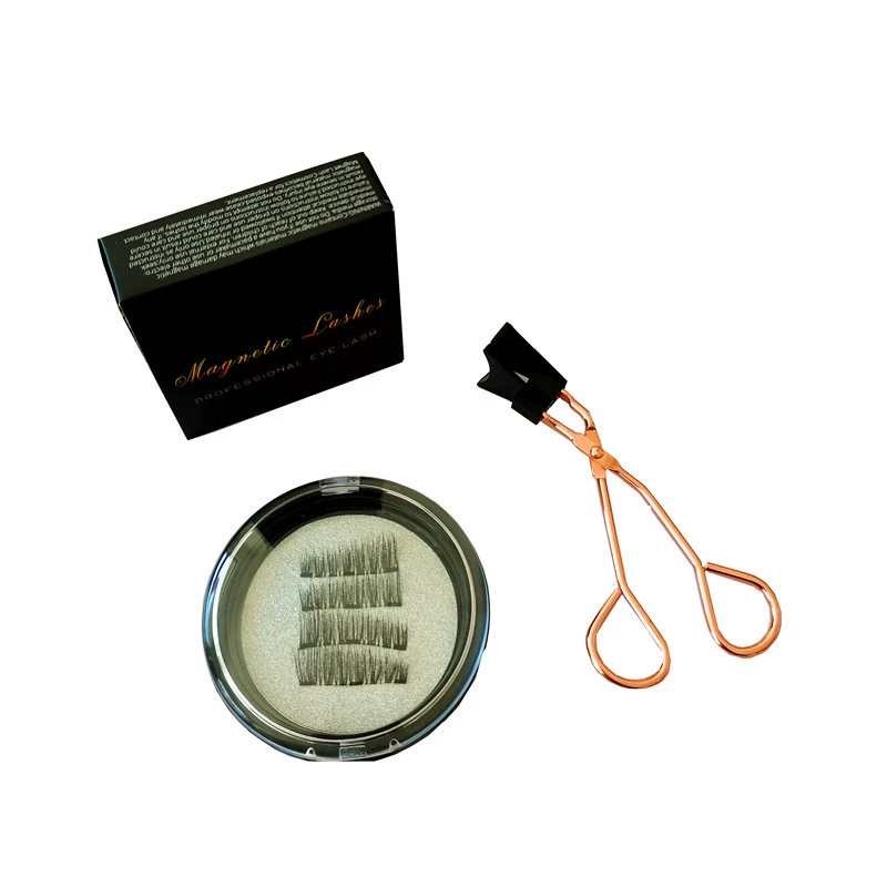Магнитные накладные ресницы, набор без клея 3Dlashes с аппликатором, KSO2/KS02+клипса