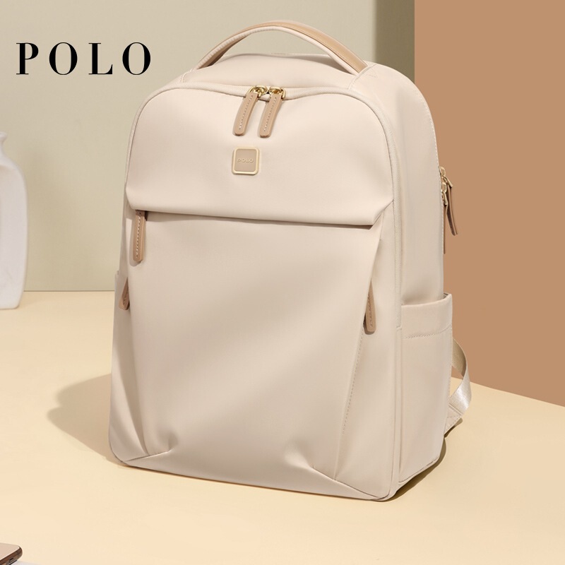 Polo Backpack Women's Large-Capacity Backpack 14/ 15inch Computer Bag Casual Travel Student School Bag Polo Backpack Women's Large-Capacity Backpack 14/ 15inch Computer Bag Casual Travel Student School Bag