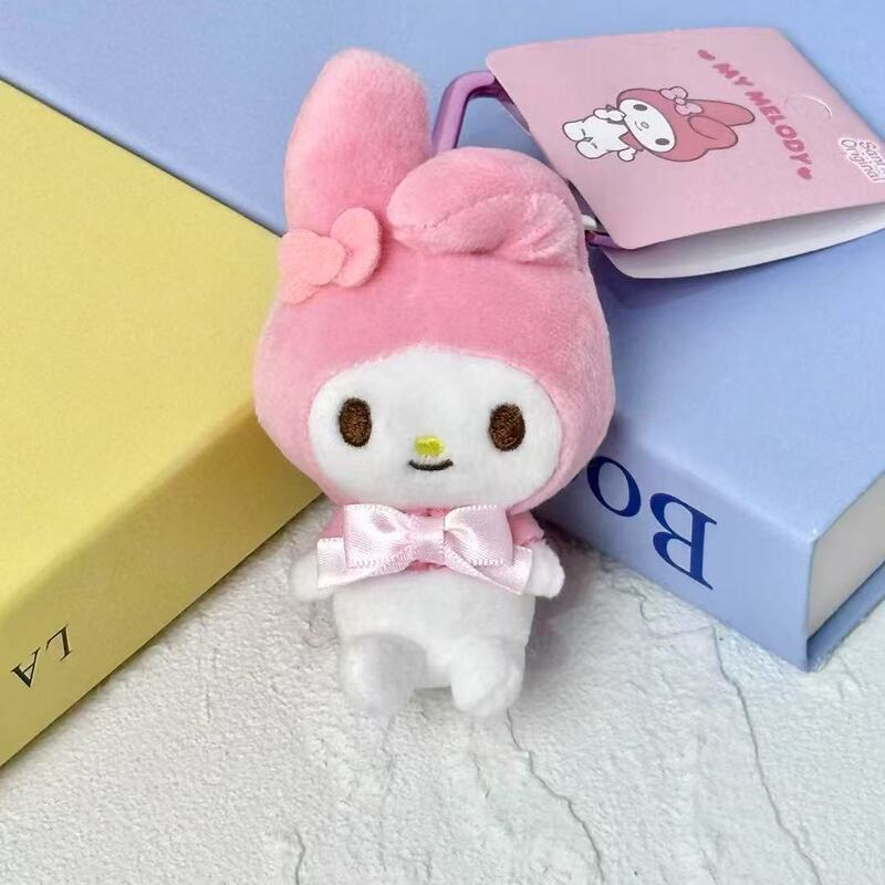 日系新款现货爱心扣猫咪。美乐蒂，库洛米毛绒玩具公仔小挂件|undefined
