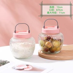 精巧な缶のガラス瓶のキムチのつぼの密封缶の漬け物の缶の厚い漬物の缶の食品の雑穀の貯蔵の缶