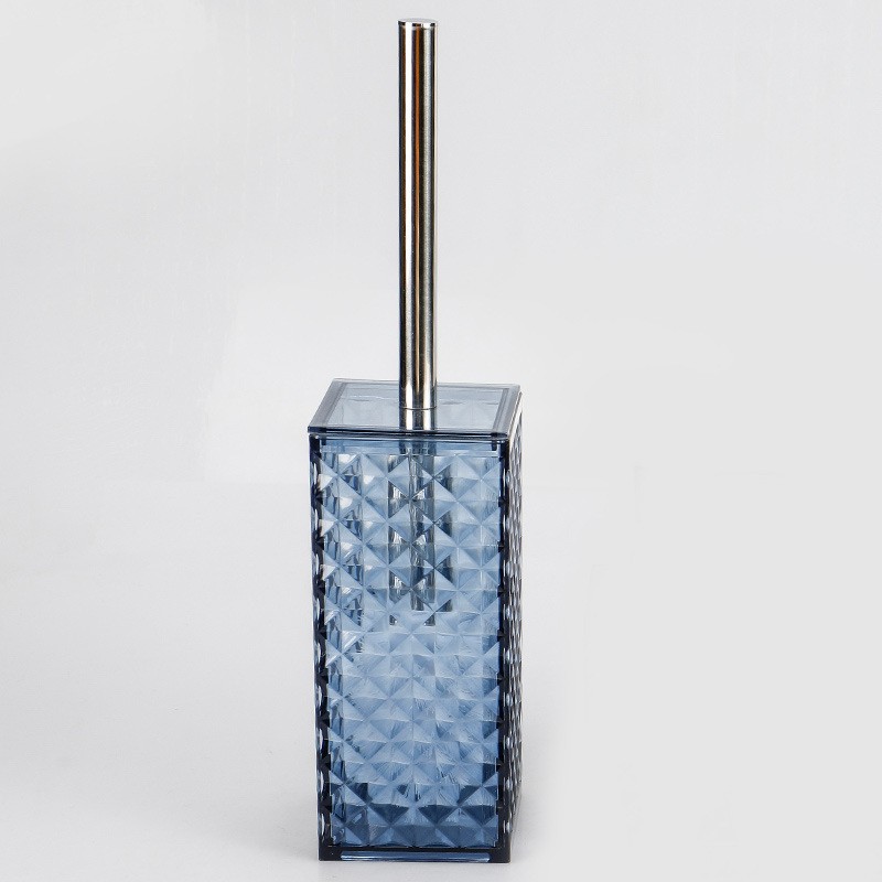 Baño nuevo cepillo limpio prueba diamante Plaid Punch-libre mango largo en stock cepillo de inodoro fábrica directa traje de cepillo de baño