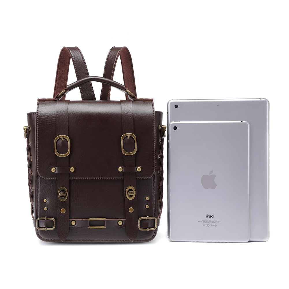 New European and American Retro Style Women's Backpack Niche Chain Women's One-shoulder Crossbody Bag Amazon Cross-border Supply