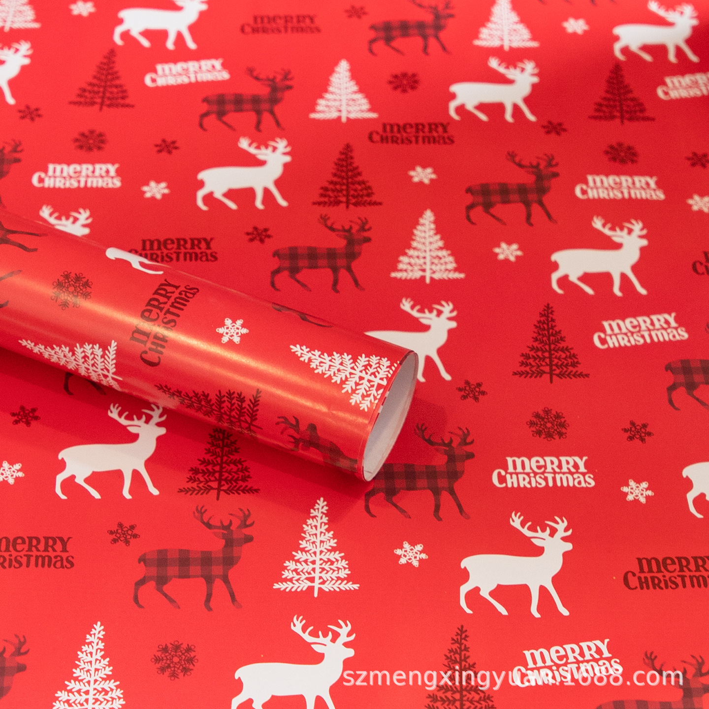 Papel para Envolver Regalos de Navidad de 80g de Papel Impreso, Decorativo para Decoración Navideña y Manualidades DIY