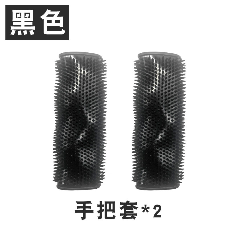 Brake Throttle, Motuoche Motorcycle Handle Cover - black-handlebar-grips-1-pair
