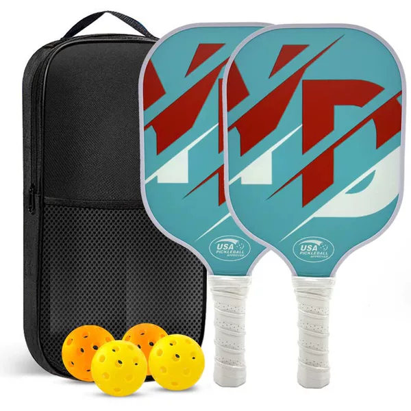 Pickleball Racket Pickleball Paddle Fiberglass 13mm Professional Entry-Level Men's and Women's Training Competition