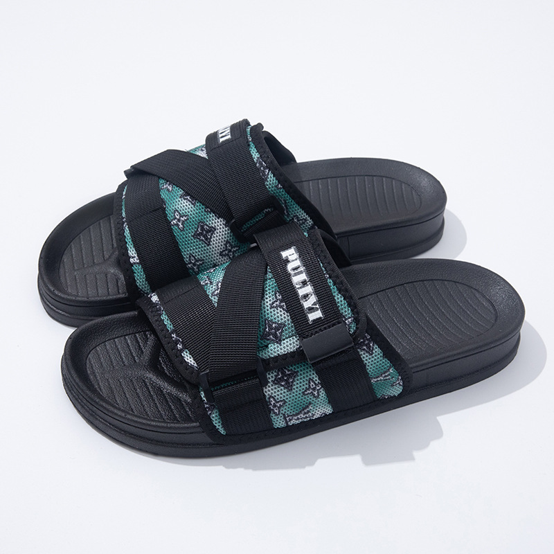 Nuevas zapatillas de pareja de verano para hombres con suela suave de moda coreana personalidad vacaciones zapatillas juveniles