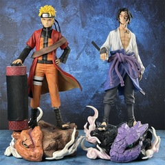 ナルトシリーズステージスクロールナルステージ呪印サスケ共鳴アニメーションフィギュア装飾品卸売