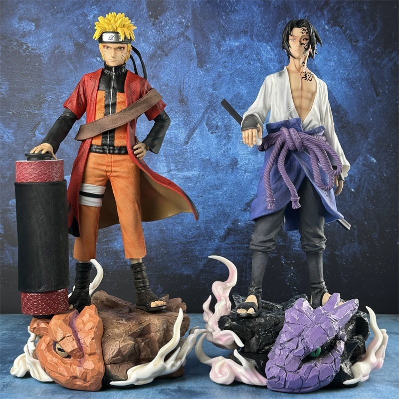ナルトシリーズステージスクロールナルステージ呪印サスケ共鳴アニメーションフィギュア装飾品卸売|undefined