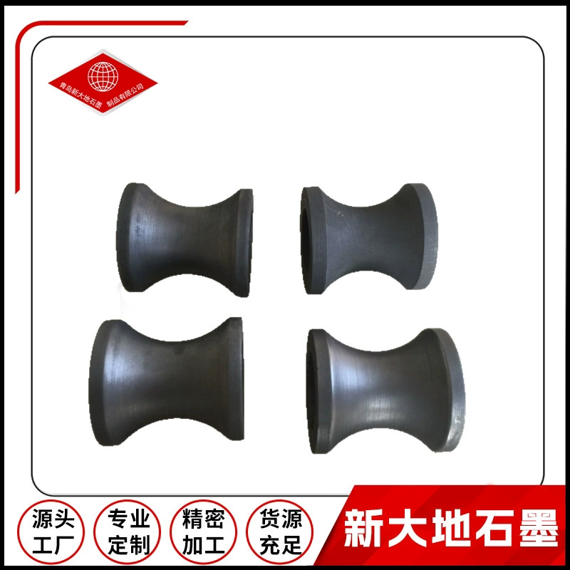 Прямой графитовый подшипник производителя с несколькими спецификациями, средней крупности, высокой чистоты, изостатический, высокая термостойкость, износостойкость и длительный срок службы.