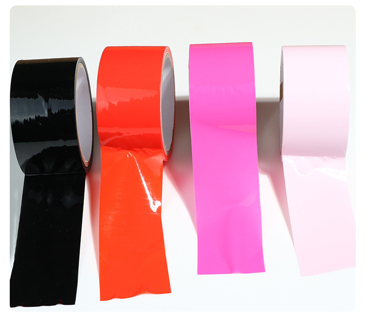 Electrostatic Bondage Tape for Couples, Red, 10 m x 5 cm, Glue-Free PP Restraint Tape — detail image 22
