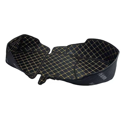 Motorcycle Yamaha Xmax300/250/400 Seat Bucket Pad Storage Box Liner Protection Pad Accessories (Motorcycle cushion) - black-gold-thread