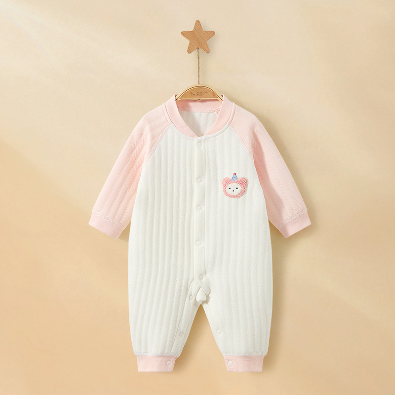 Primavera, otoño, invierno, bata de algodón para bebés, ropa de invierno para niños calientes, ropa de recién nacidos