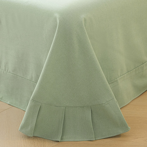 Winter and Autumn Nordic Style Thick Cotton Fleece Four-Piece Set All-Cotton Warm Bedding Three-Piece Set Wholesale Live Streaming