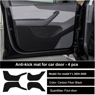 Other Automotive Interior Supplies, Tesla Model3/Y modified car door - 2025-model-yl-door-carbon-fiber-black