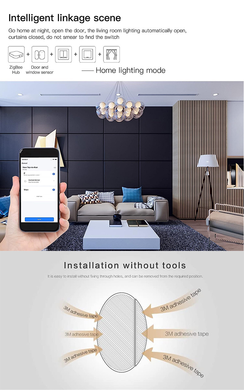智能门窗传感器zigbee