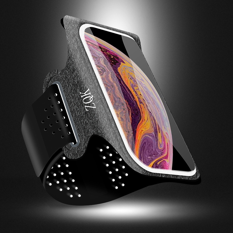 Running phone arm bag for men and women, sports and fitness phone arm sleeve, touch screen arm pouch, universal for Apple 8X and Huawei